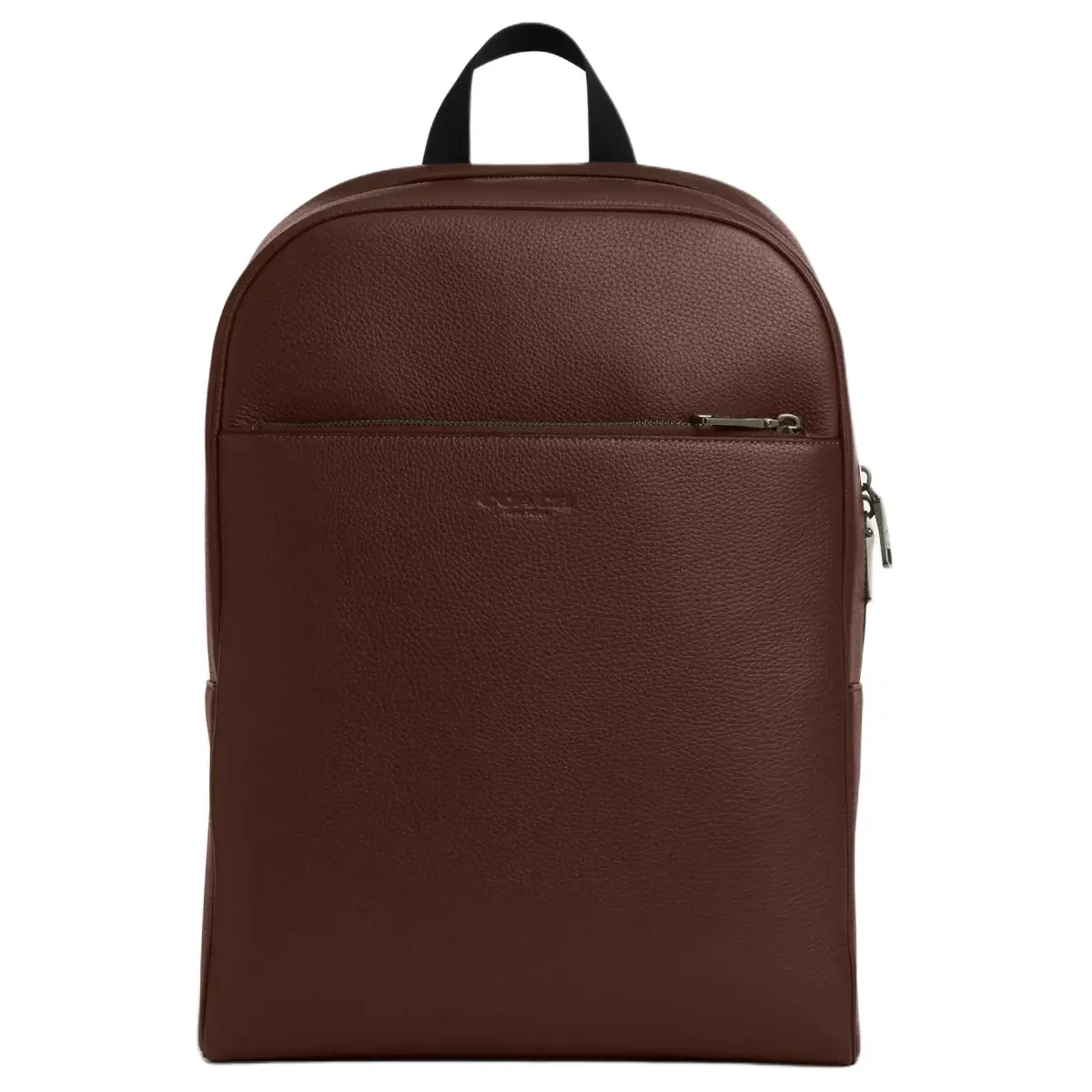 COACH Leather Backpack Large Men's Maple Leaf Red