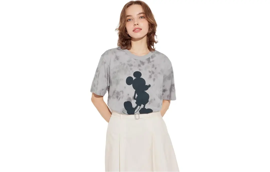 UNIQLO T Shirt Unisex Light Gray