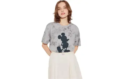 UNIQLO x Mickey Stands UT T Shirt Unisex Light Gray
