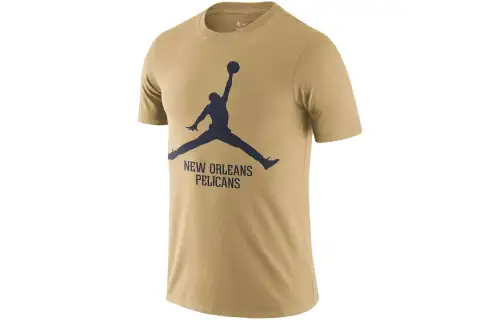 Jordan T Shirt New Orleans Pelicans Men's Khaki