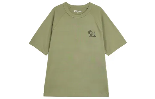 UNIQLO T Shirt Unisex Grass Green