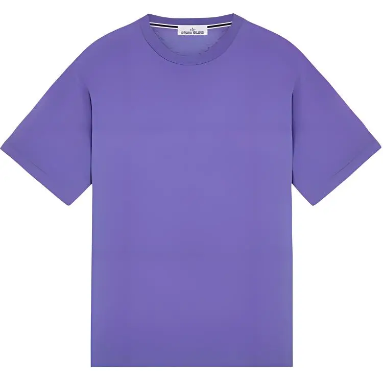 Stone Island Logo Printed Crewneck T-Shirt