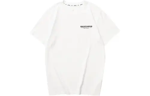 Skechers T Shirt Men's Marshmallow White