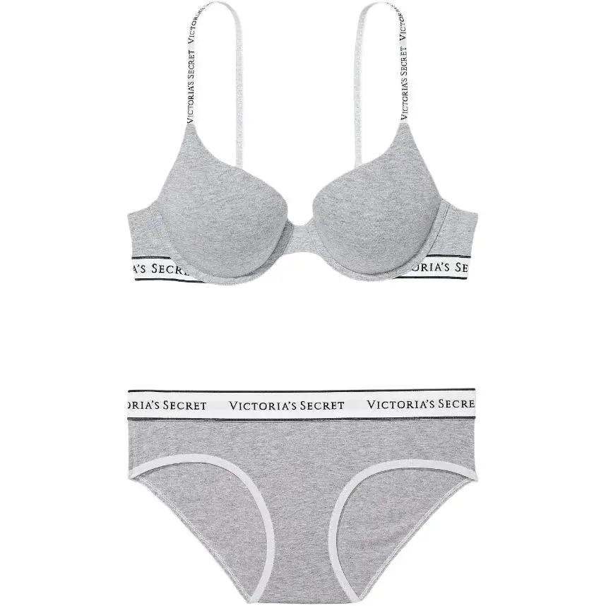 Victoria's Secret Underwear Set Women's Gray