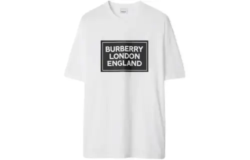 Burberry Ellison Logo Print T shirt