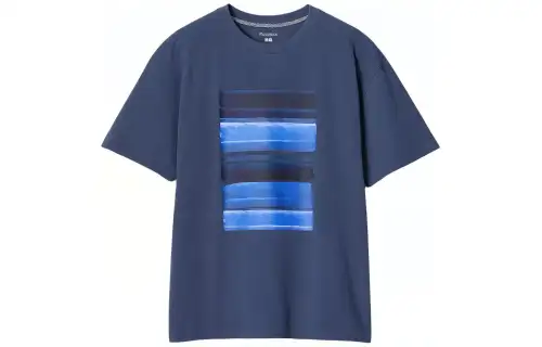 UNIQLO Jw Anderson Co Branded Series T Shirt Men's Dark Blue