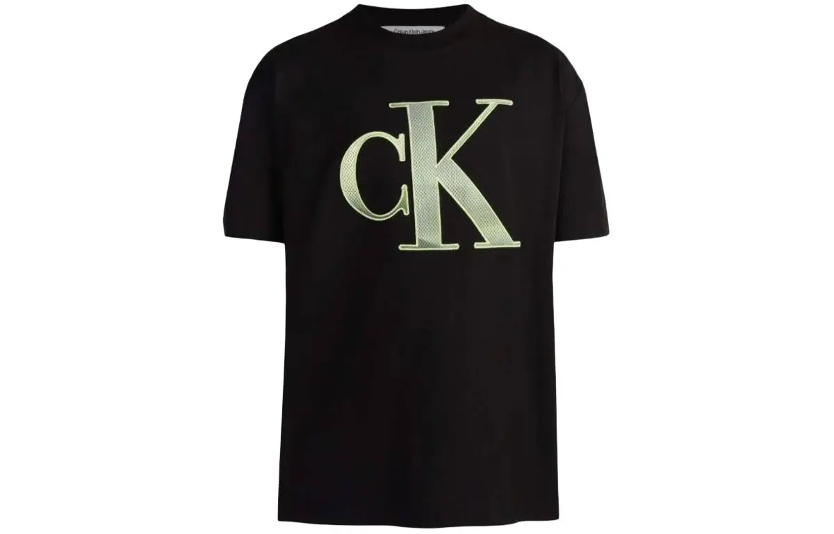 Calvin Klein perforated-logo cotton T-shirt