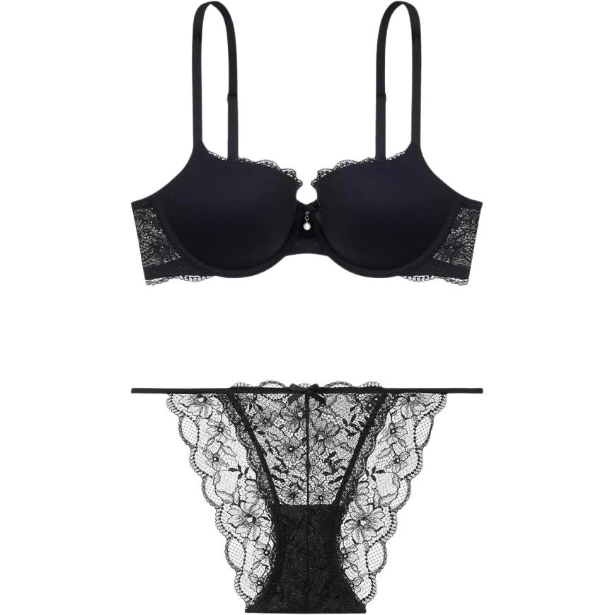 Женское нижнее белье Victoria's Secret (черное)