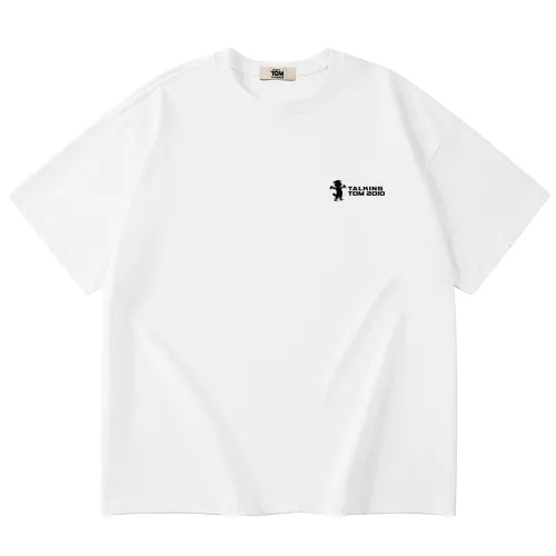 TALKING TOM Solid short sleeve T-shirt for men and women, with your logo imprint, oversize