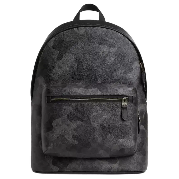 COACH West Smooth Calfskin Backpacks Large Men's Gray