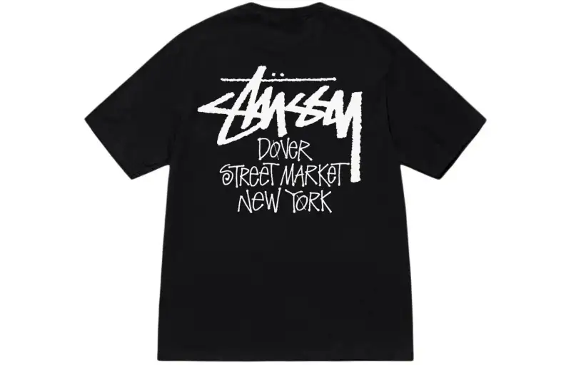 Stussy x DSM T Shirt Unisex Black
