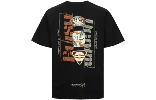EVISU T Shirts Men's Crew Neck Moderate Straight Fit