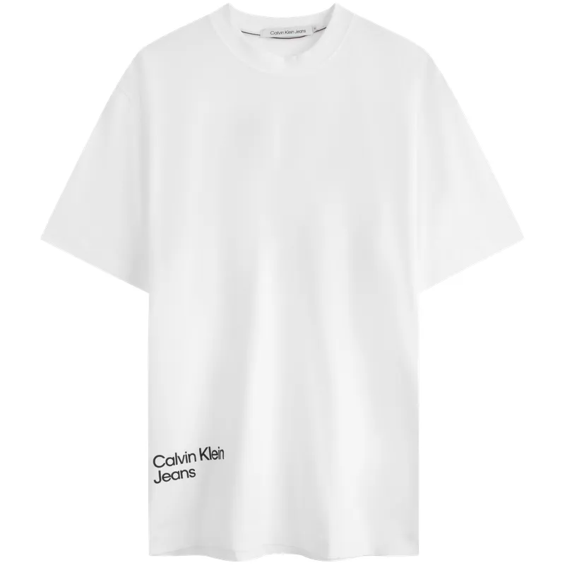 CALVIN KLEIN T Shirt Men's Moon White