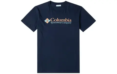 Columbia T Shirt Men's Marine Blue
