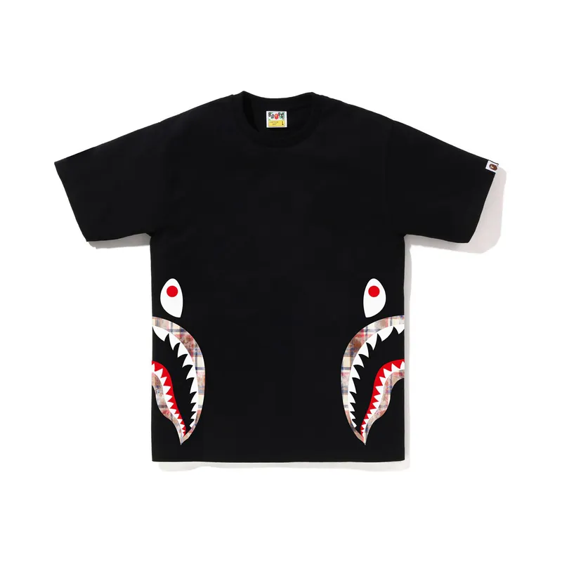 Bape Abc Dot Reflective Side Shark Tee