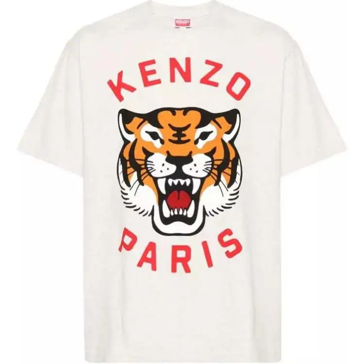 KENZO Lucky Tiger Cotton T shirt
