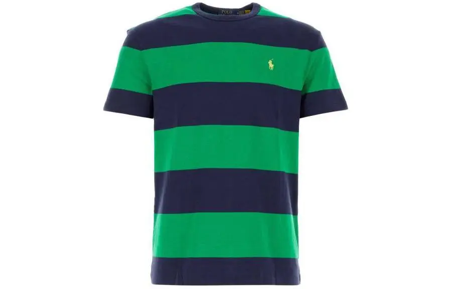 Polo Ralph Lauren T Shirt Classic Version Men's Blue Green Multicolor
