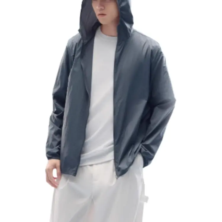 Anta Outdoor Collection Breathable Sun Protection Clothing Men's Men's Gray Clothing