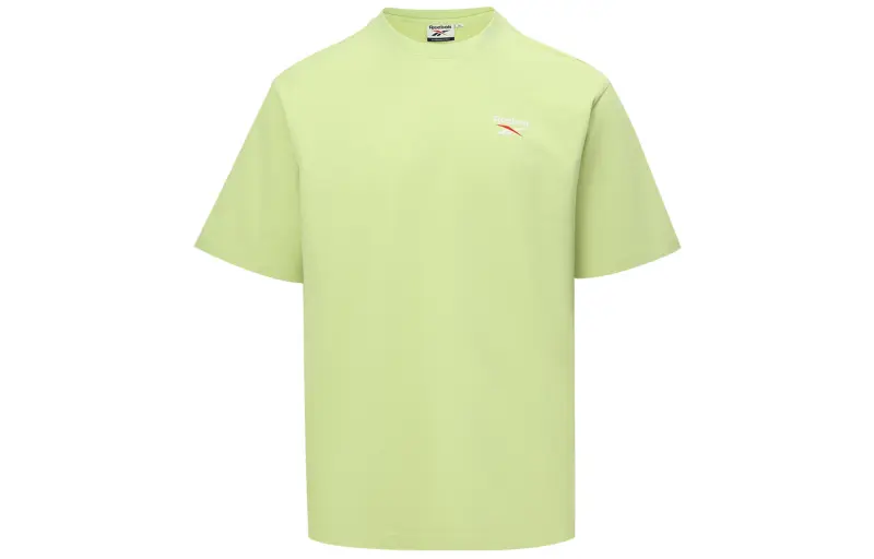 Reebok T Shirt Unisex Lime Green