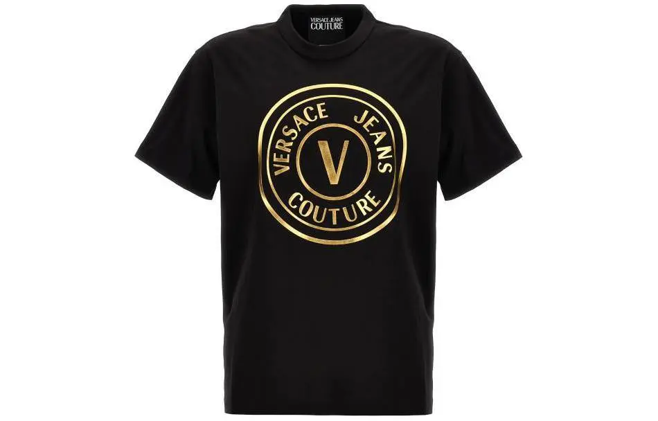 VERSACE JEANS COUTURE Logo-Printed Crewneck T-Shirt