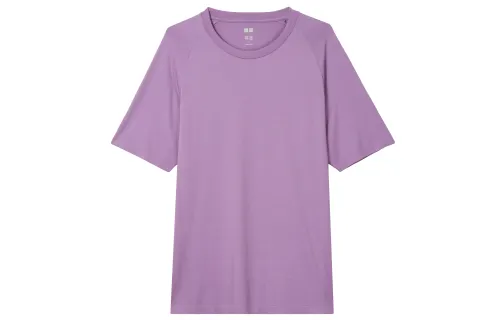 UNIQLO T Shirt Unisex Blue Purple
