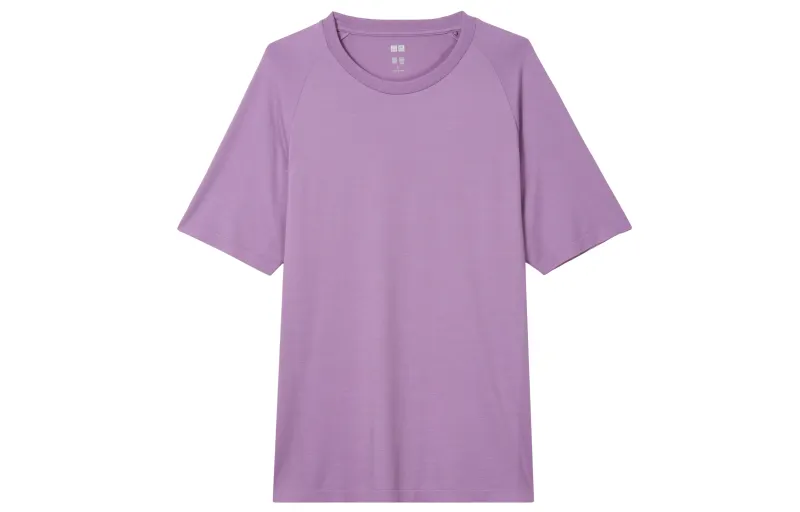 UNIQLO T Shirt Unisex Blue Purple