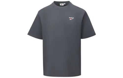 Reebok T Shirt Unisex Charcoal Black