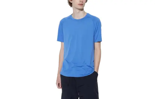 UNIQLO T Shirt Unisex Lake Blue
