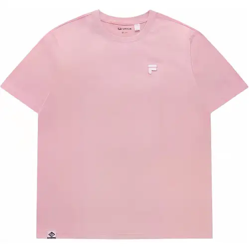 FILA FUSION SS24 T Shirt Unisex Youth Pink