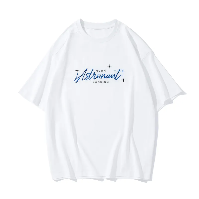 ZHONGGUOHANGTIAN T Shirts Unisex Crew Neck Moderate Straight Fit