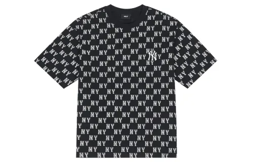 MLB MONOGRAM T Shirt Unisex Black