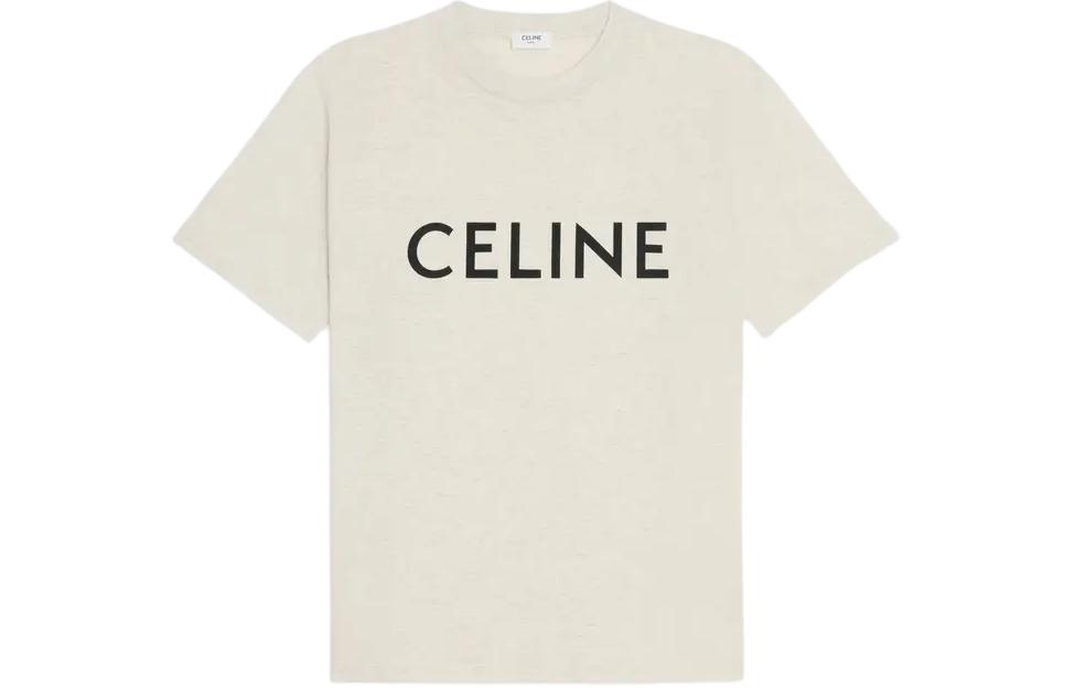 Мужская футболка CELINE (молочно-белая)