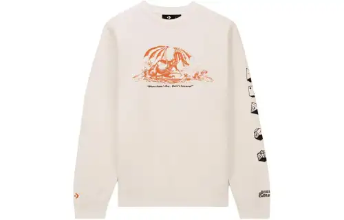 Converse x Dungeons & Dragons Regular T Shirt Unisex White Egret
