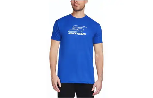 Skechers Regular T Shirt Men's Blue