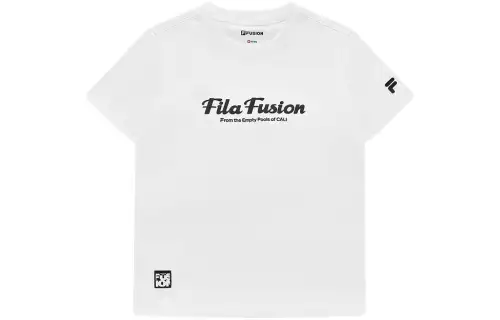 FILA FUSION T Shirt Unisex Standard White