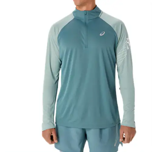 ASICS Icon T Shirt Men's Dusty Blue/Ocean Mist Blue/White
