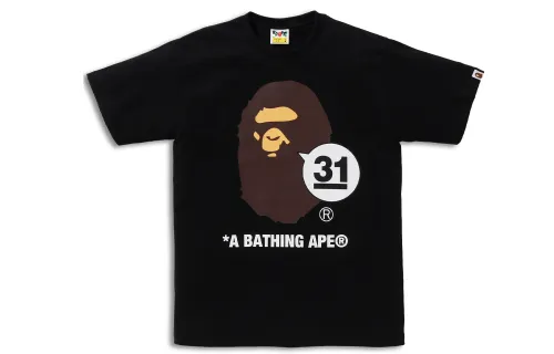 Bape A BATHING APE 31st Anniversary Ape Head Tee