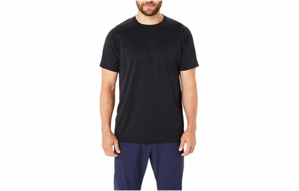 Футболка ASICS Actibreeze Panel Jacquard Short Sleeve T-Shirt (черная)