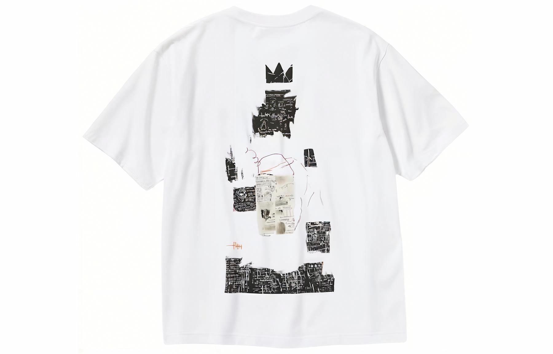 Футболка UNIQLO x Jean-Michel Basquiat (белая)