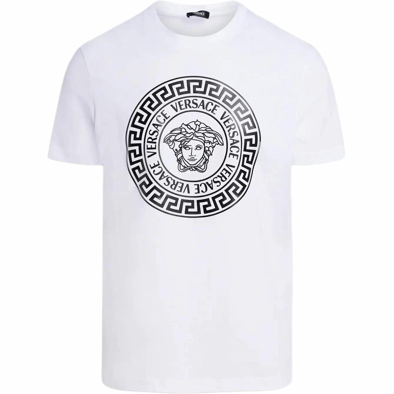 Мужская футболка Versace VERSACE SS24 LogoT (белая)
