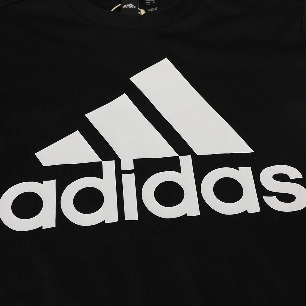 Мужская футболка adidas D2M Tee (черная) — фото 5