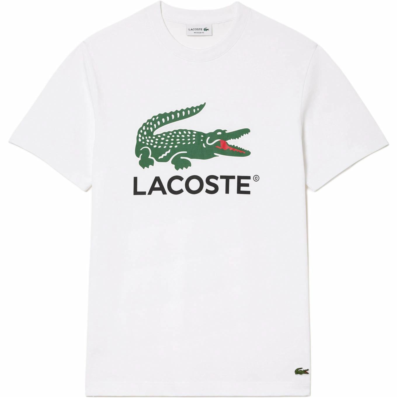 Мужская футболка LACOSTE Logo (белая)