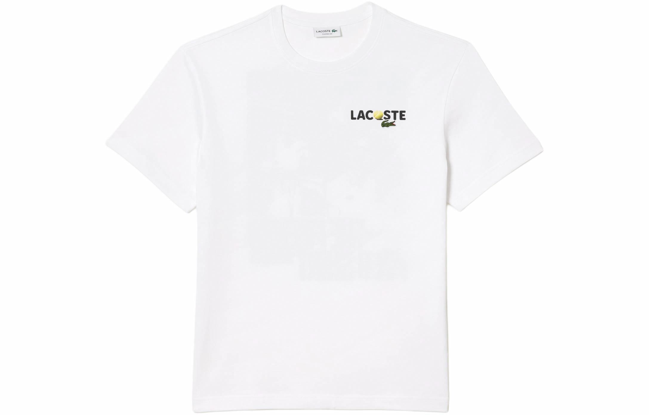 Мужская футболка LACOSTE TH7363-001 (белая)