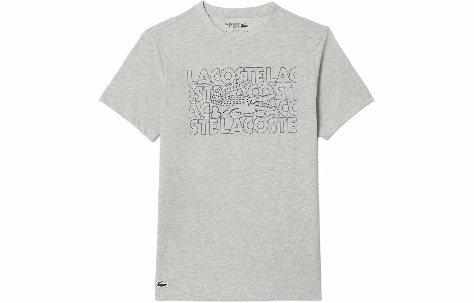 Мужская футболка LACOSTE (серая)