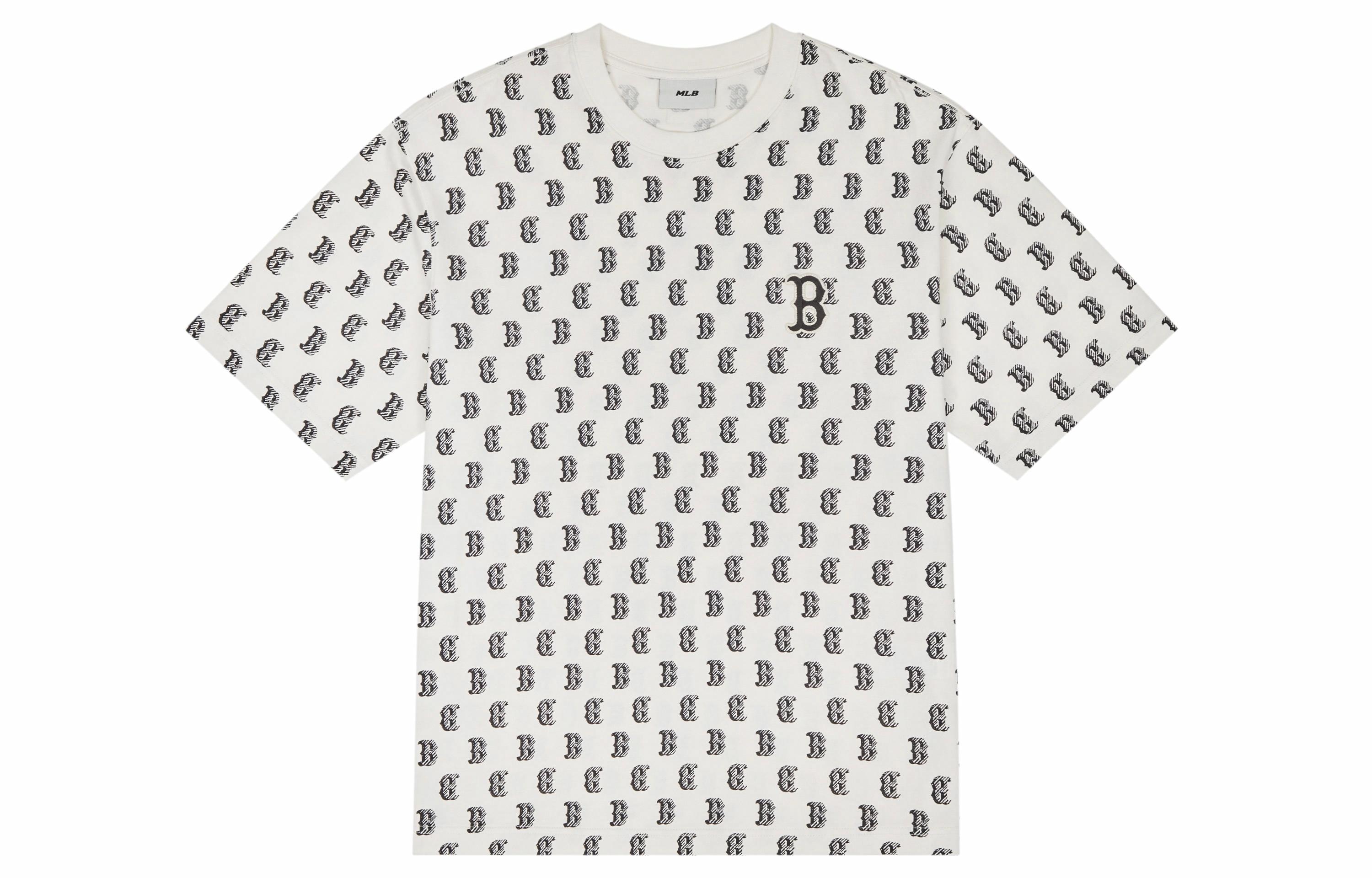Футболка MLB MONOGRAM (бежевая)