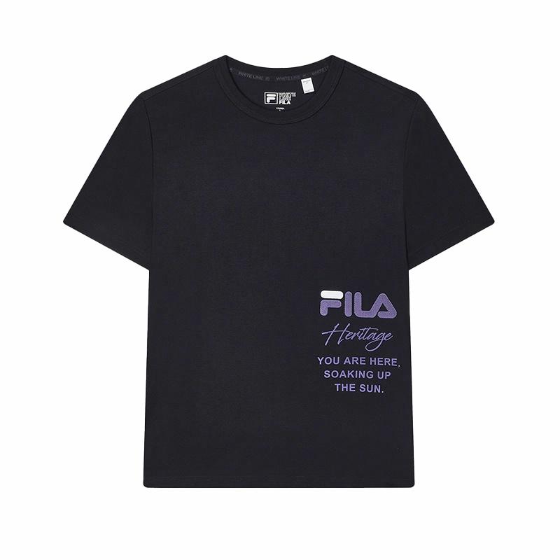 Мужская футболка Fila Heritage (синяя)