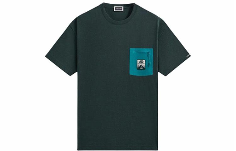 Мужские футболка KITH x Columbia (зеленая)