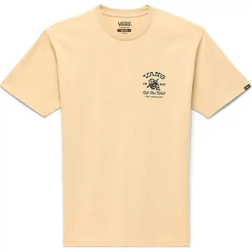 Vans T Shirts Men's Yellow Crew Neck