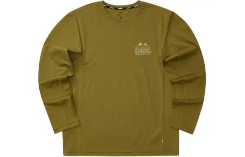 Skechers T Shirt Men's Olive Gray Brown