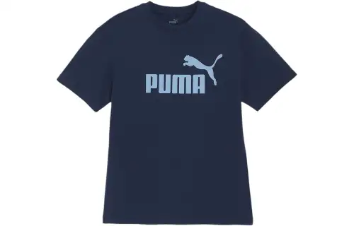 PUMA ESS+MX NO1 T Shirt Men's Marine Blue